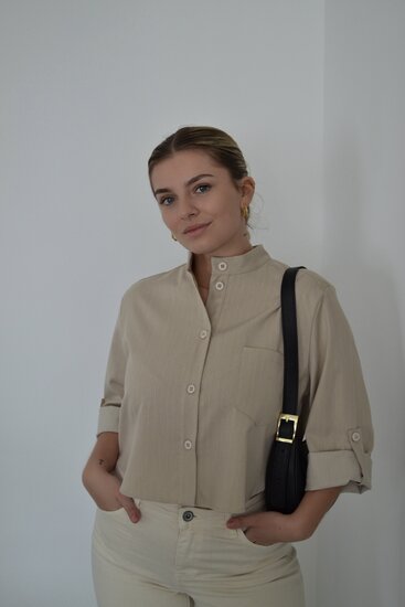 Beige blouse