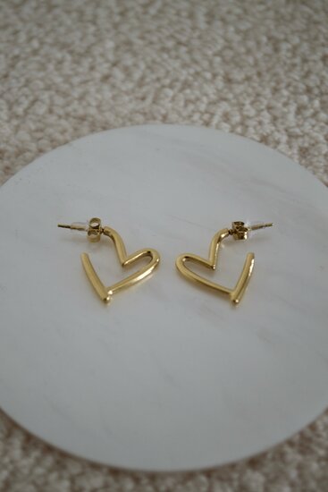 Heart earrings