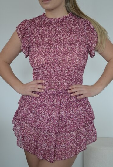 Bloom two piece set pink