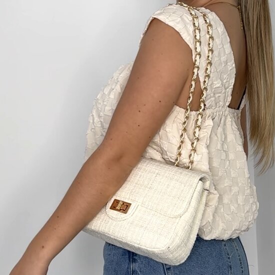 Chic white bag