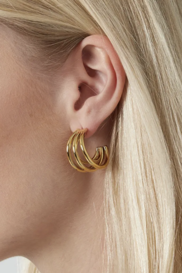 Double twisted earrings