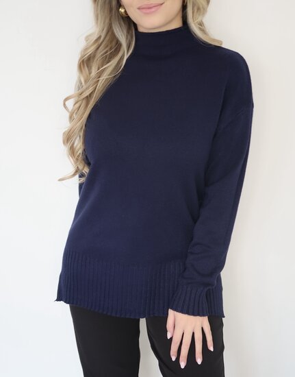 Dark blue sweater