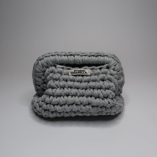 Handmade Clutch Grey