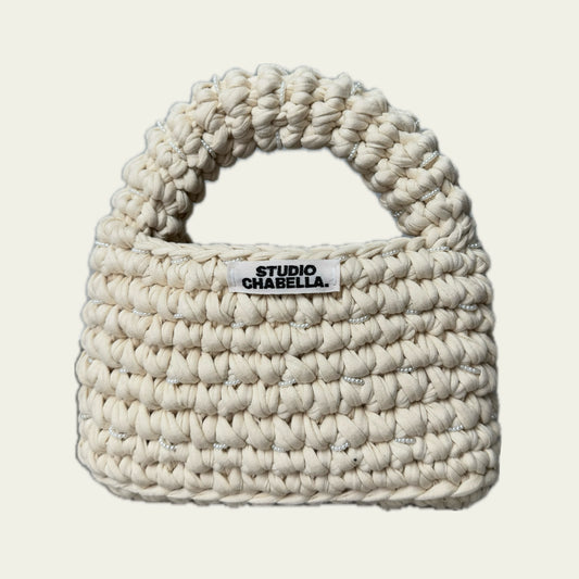 Soft pearl loop bag